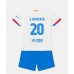 Tanie Strój piłkarski Barcelona Sergi Roberto #20 Koszulka Wyjazdowej dla dziecięce 2023-24 Krótkie Rękawy (+ szorty)